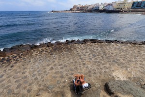 Playa Charcones de Bañaderos de Arucas - wie die Einheimischen