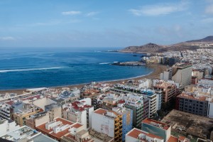 Speisen im höchsten Restaurant in Las Palmas de Gran Canaria - AC Marriott, 360° Blick inklusive