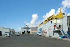 Bauarbeiten im Hafen von Morro Jable 