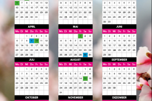 Feiertage 2020 - Kalender zum Download mit allen regionalen Feiertagen