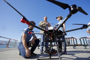 Erste Dronenflüge zur Vermessung des Riffs vor Las Canteras