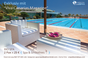 Relaxen in Bahía Feliz im Orquídea Club Spa - mit EXKLUSIV Angebot für Viva Canarias Leser