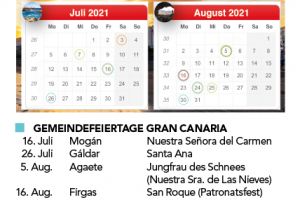 Feiertage Juli 2021 - Nuestra Sra. del Carmen & Co. ungewöhnliche Volksfeste