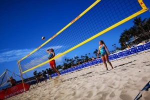 Beach-Volleyball Event in Mogán im Oktober 2021