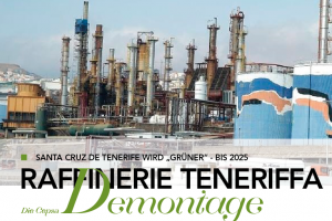Demontage der Raffinerie in Santa Cruz de Tenerife