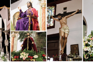 Ikonographie: Heiligenfiguren 'in action' zu Ostern