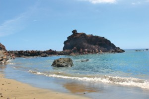 Auch Feiern am urigen Playa del Burrero im August 2023