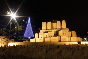 Europas größte Sandkrippe am Las Canteras Strand 2017