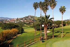 Schönes Spiel im ältesten Golfplatz Spaniens - am Abgrund der Caldera de Bandma